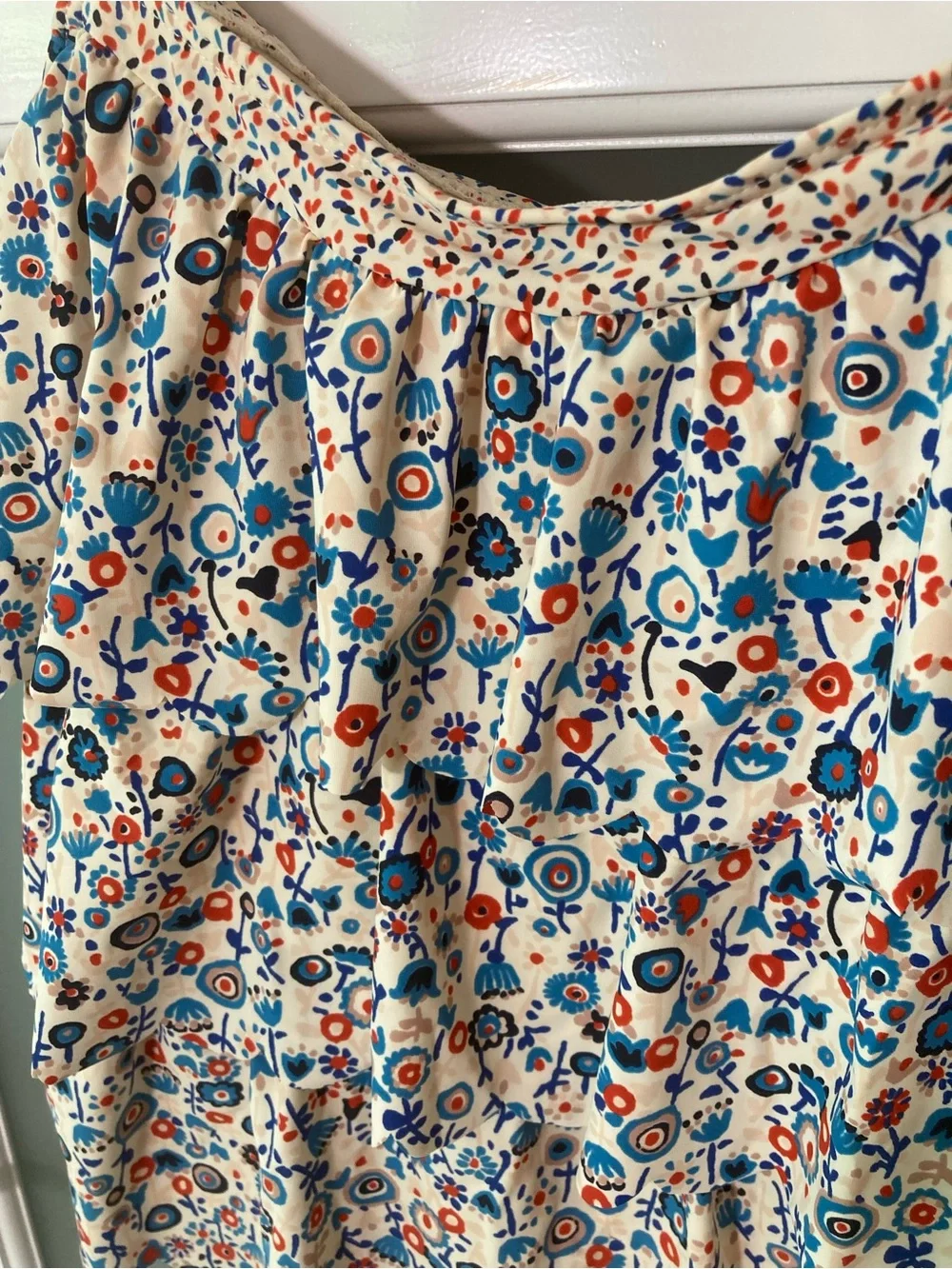 Marc Jacobs FLORAL FRUTTI Ruffled Tier Tankini Top and Matching Skirt - M - Picture 3 of 16